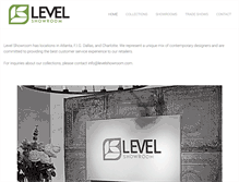 Tablet Screenshot of level-showroom.com